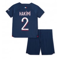 Camiseta Paris Saint-Germain Achraf Hakimi #2 Primera Equipación para niños 2023-24 manga corta (+ pantalones cortos)